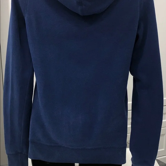 🦫Roots Hoodie with Chenille Patch - Women’s XXS - Blue/Mustard- Yellow - Picture 11 of 15